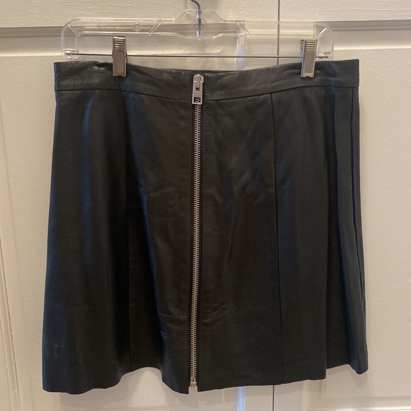 All Saints Skirts All Saints Leather Mini Skirt Poshmark